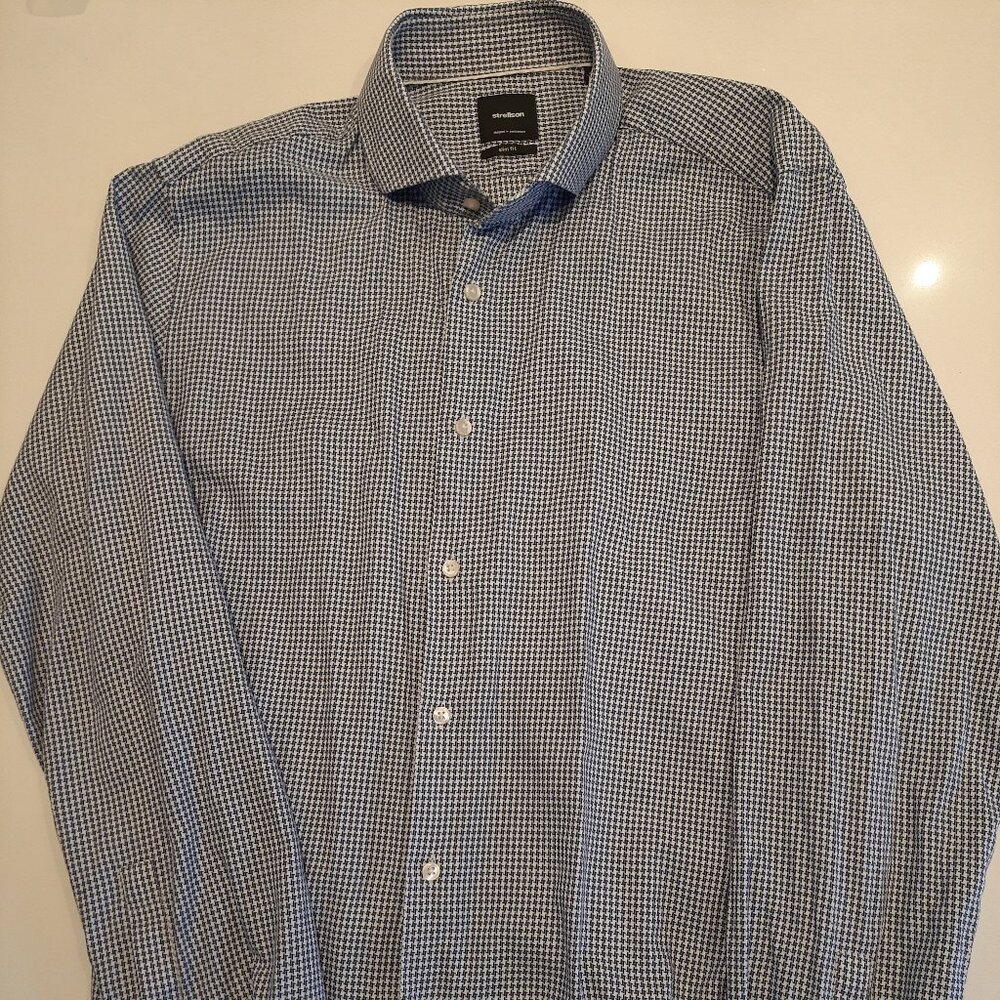 Strellson Button Down Shirt - Slim Fit - Tessitura Monti Woven in Italy
